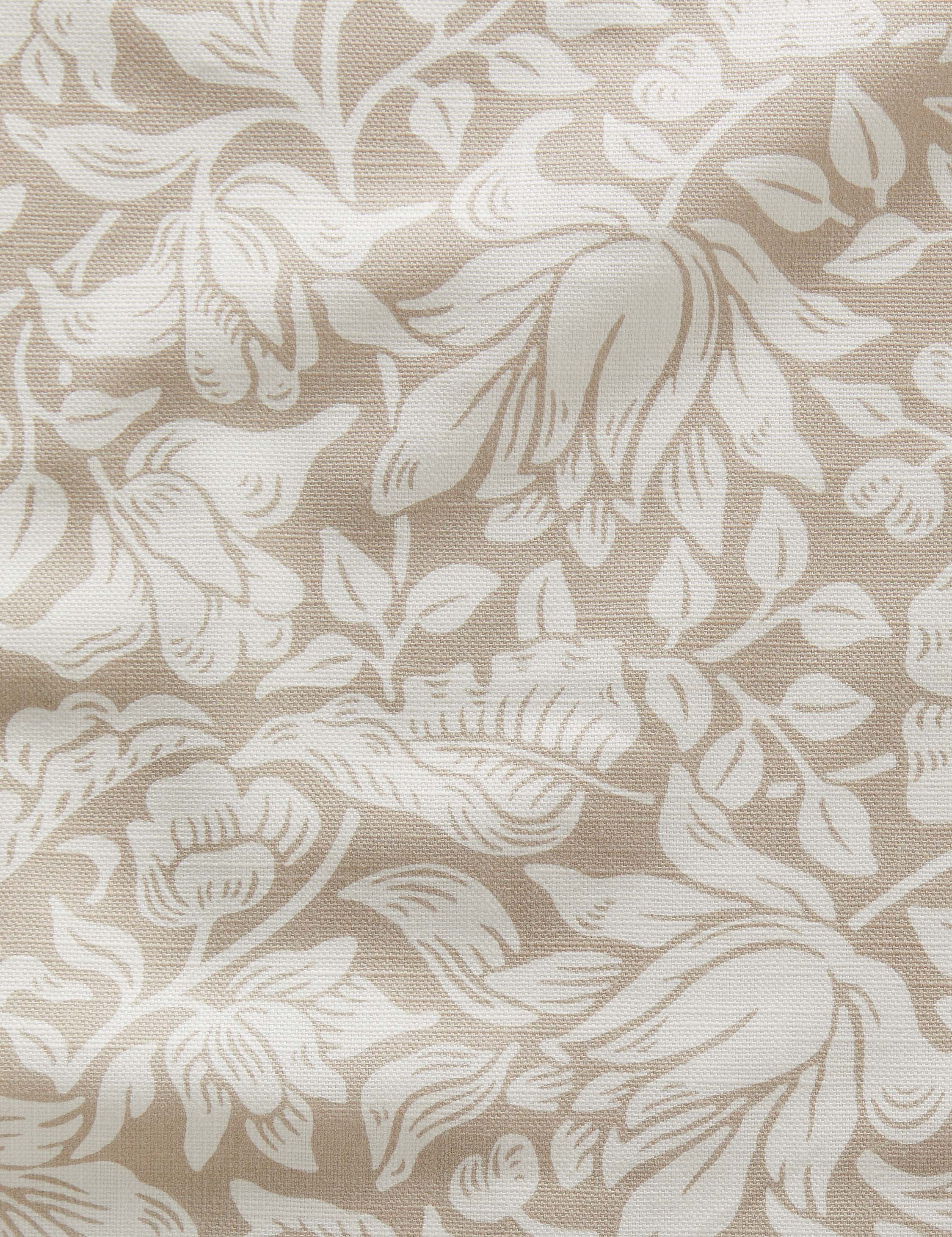 Lulu and Georgia - Mallow Cotton / Linen Blend Fabric by Morris & Co.