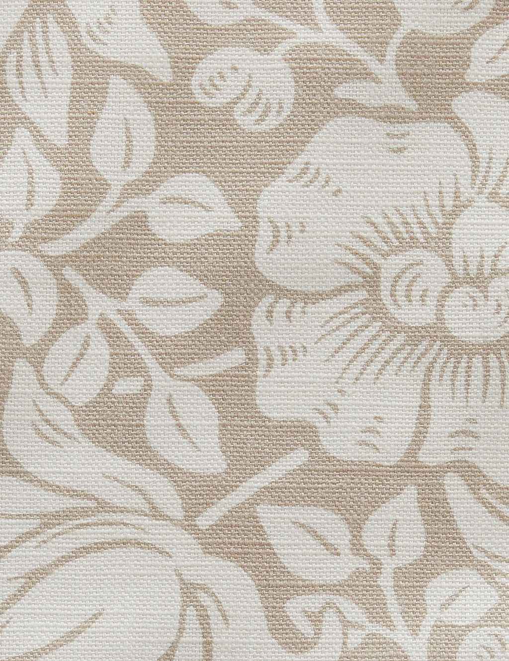 Lulu and Georgia - Mallow Cotton / Linen Blend Fabric by Morris & Co.