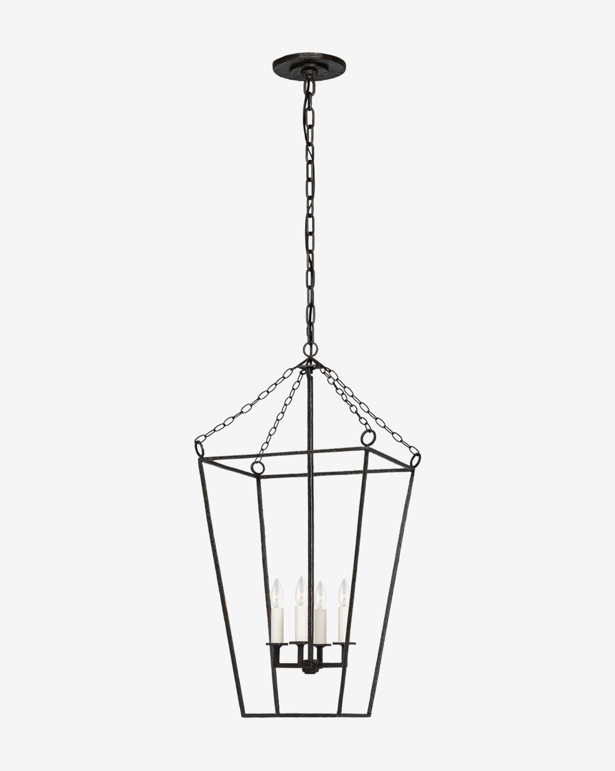 McGee & Co - Malloy Open Frame Forged Lantern