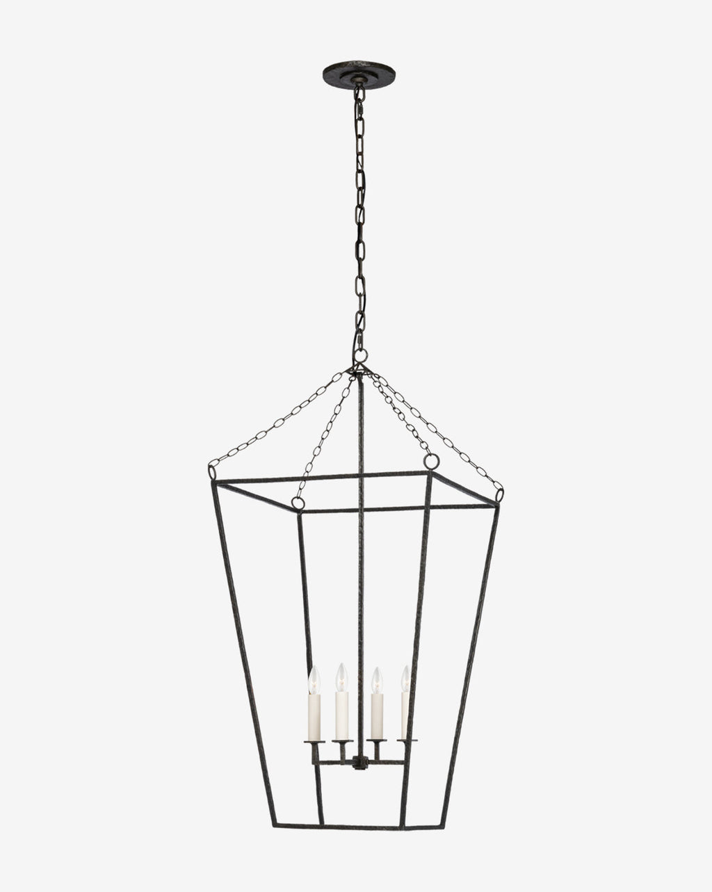 McGee & Co - Malloy Open Frame Forged Lantern