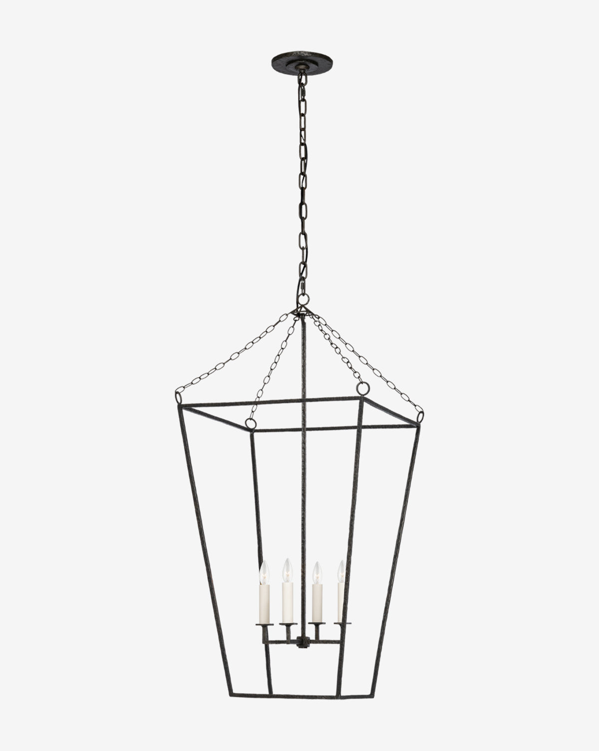 McGee & Co - Malloy Open Frame Forged Lantern