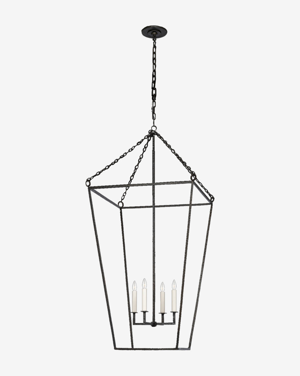 McGee & Co - Malloy Open Frame Forged Lantern