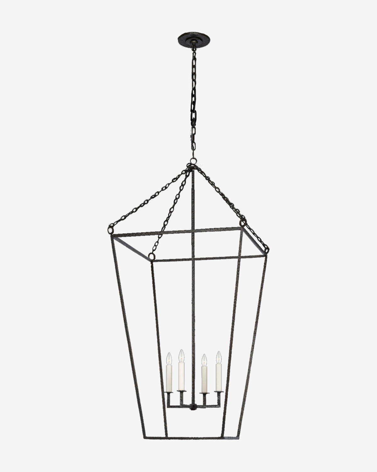 McGee & Co - Malloy Open Frame Forged Lantern