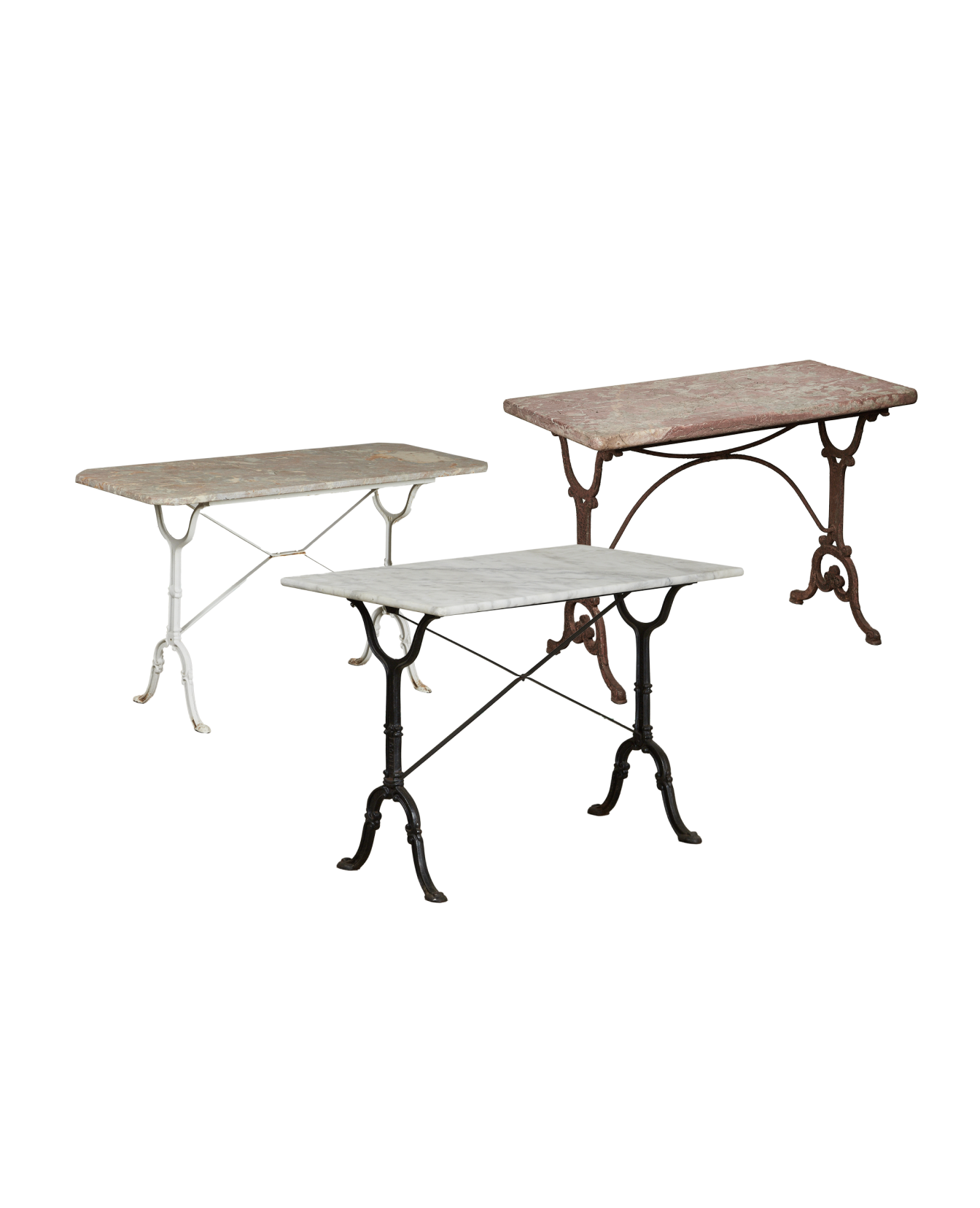 Olive Ateliers - Marble Bistro Table - Rectangle Assorted
