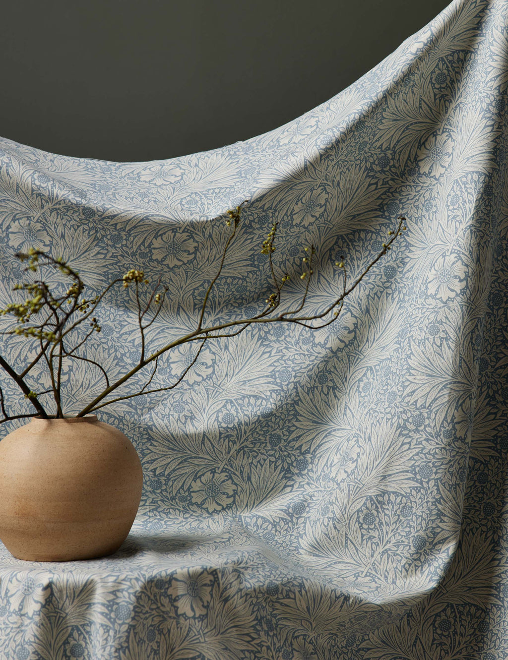 Lulu and Georgia - Marigold Linen Blend Fabric by Morris & Co.