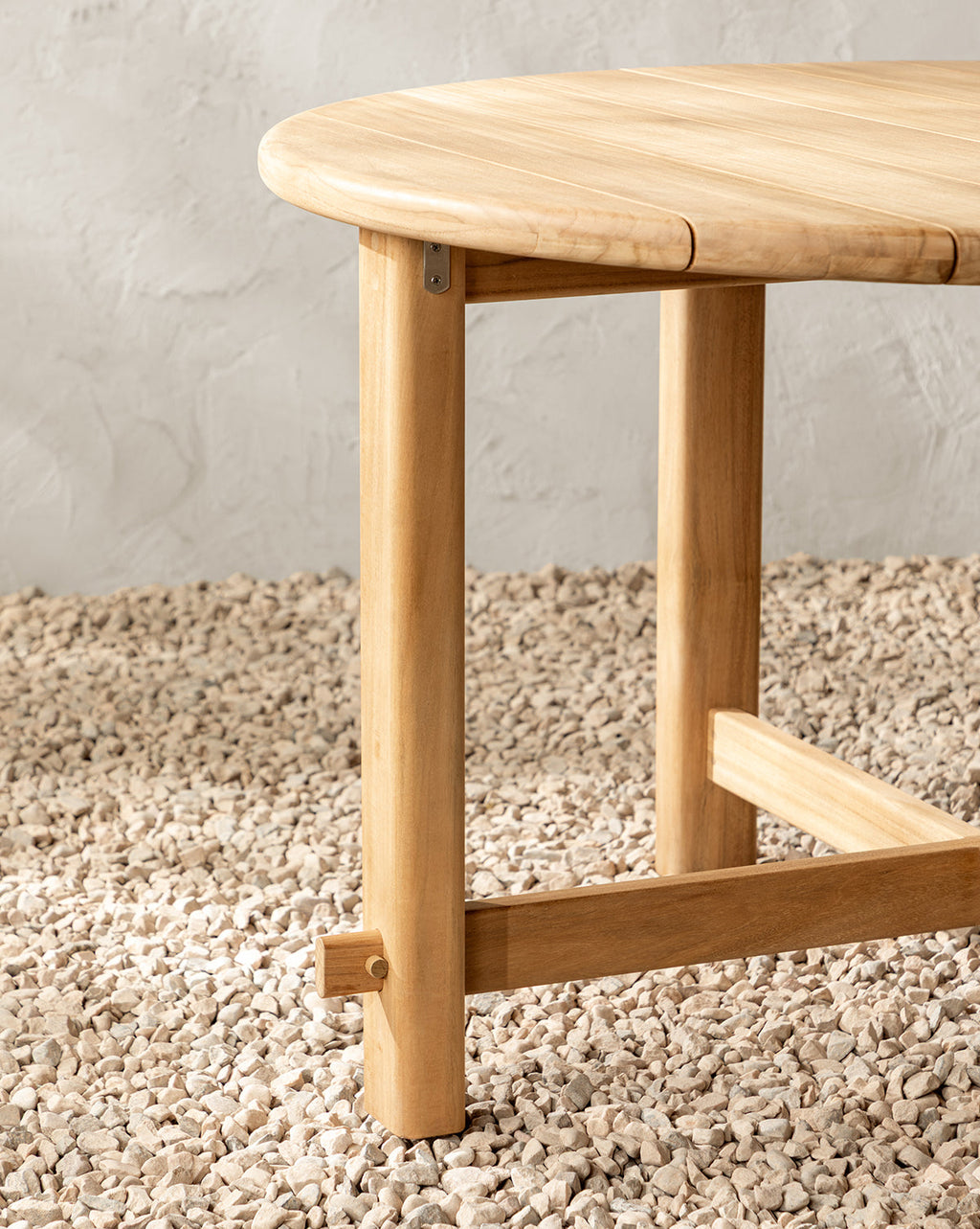 McGee & Co - McCarthy Round Teak Outdoor Dining Table