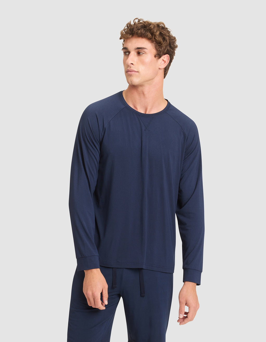Cozy Earth - Men's Bamboo Stretch - Knit Long Sleeve Pajama Set