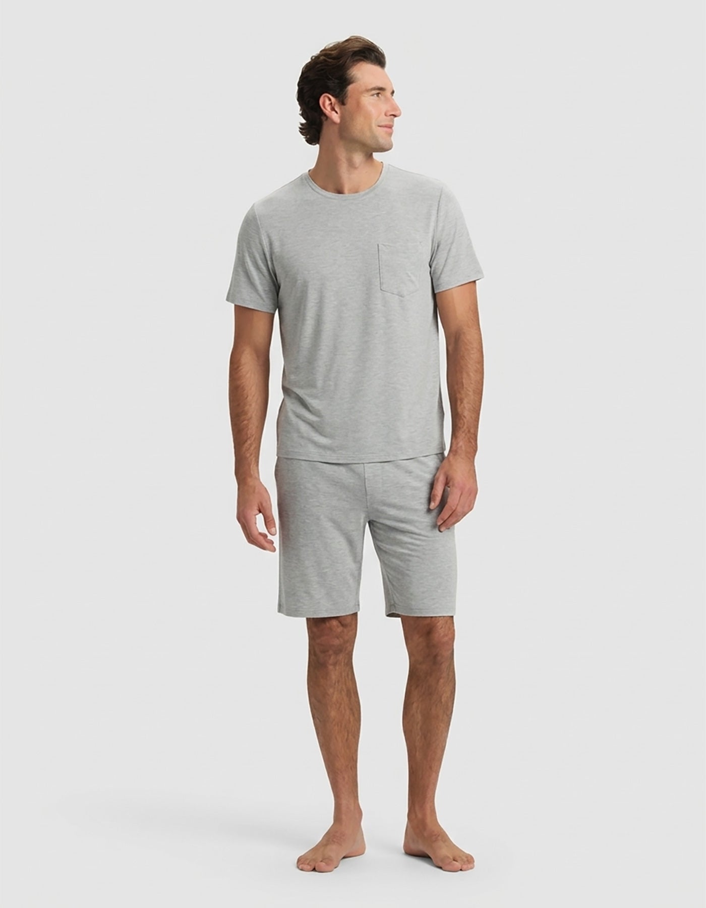 Cozy Earth - Men's Bamboo Stretch - Knit Short Sleeve Pajama Set