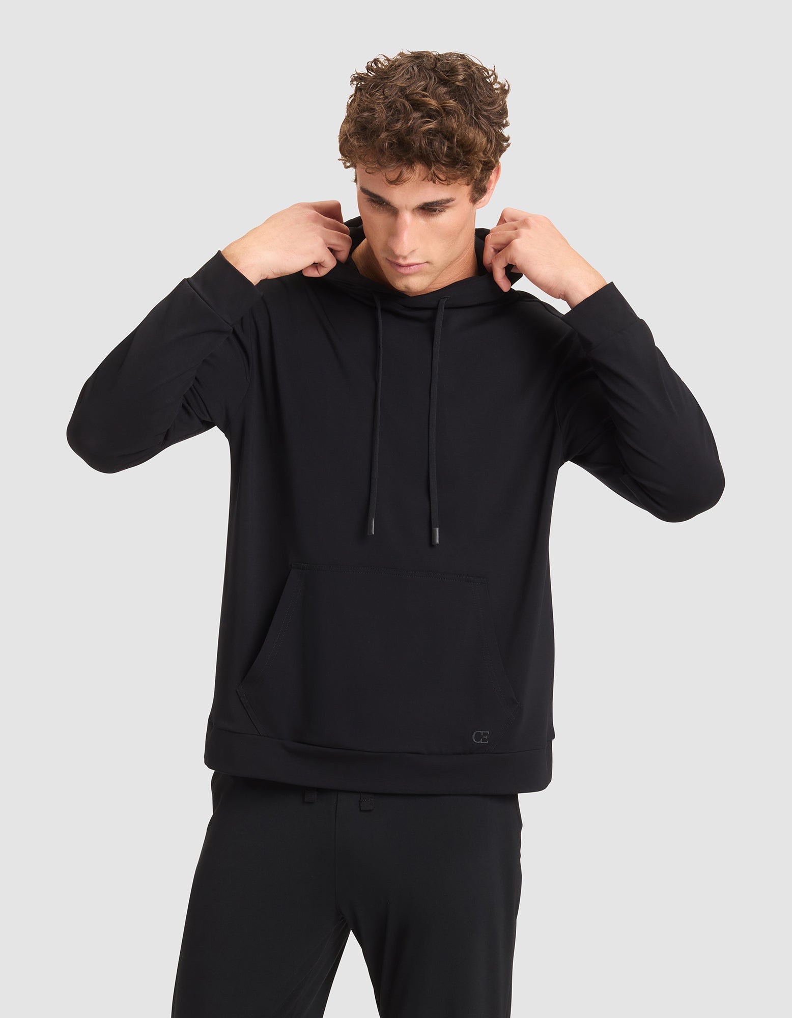 Cozy Earth - Men's Brushed Bamboo Hoodie & Jogger Set