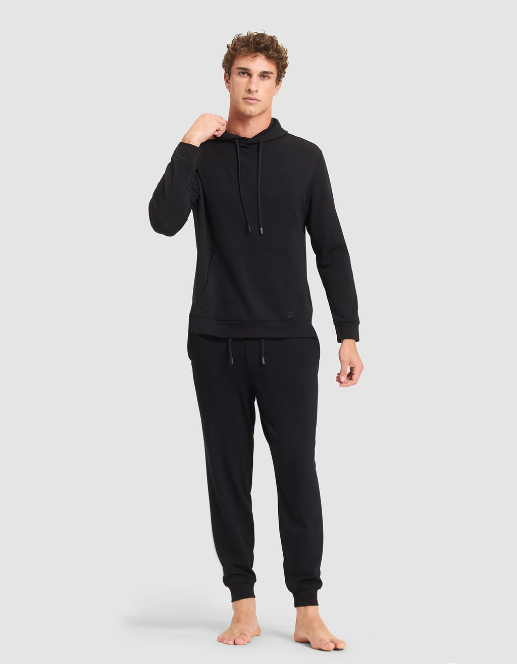 Cozy Earth - Men's Brushed Bamboo Hoodie & Jogger Set