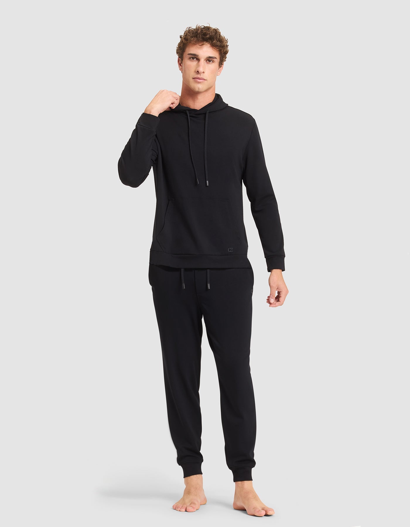 Cozy Earth - Men's Brushed Bamboo Hoodie & Jogger Set