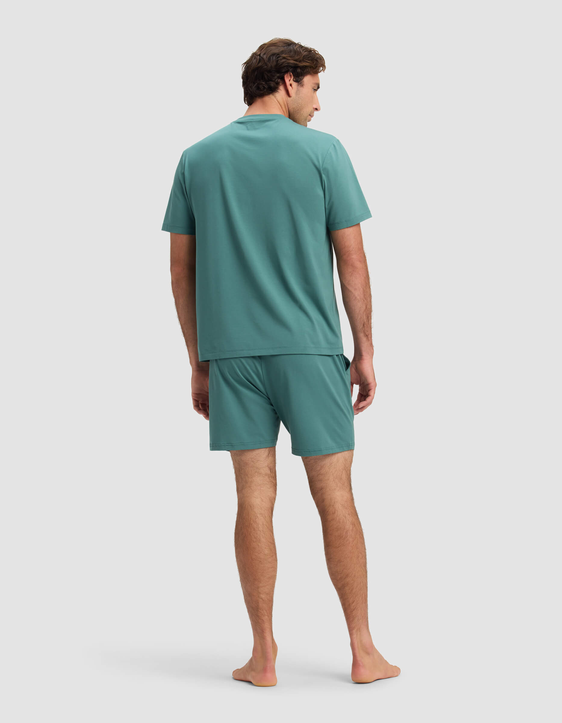 Cozy Earth - Men's First Layer Pajama Short Sleeve Tee & Short Set