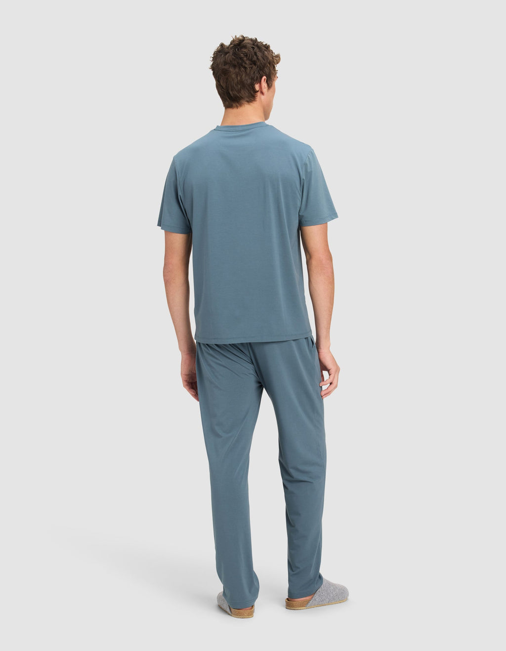 Cozy Earth - Men's First Layer Pajama Short Sleeve Tee & Pant Set