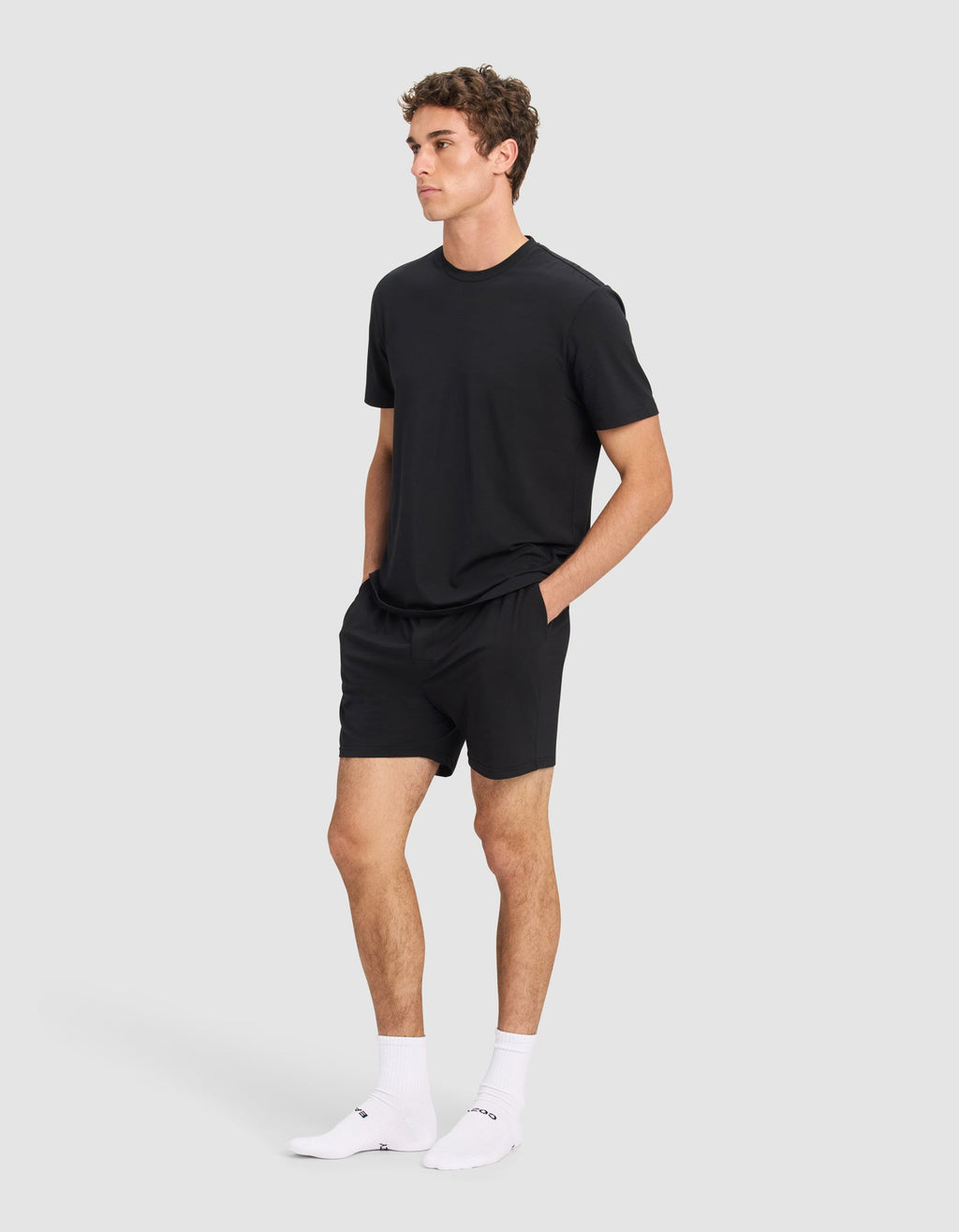 Cozy Earth - Men's First Layer Pajama Short Sleeve Tee & Short Set