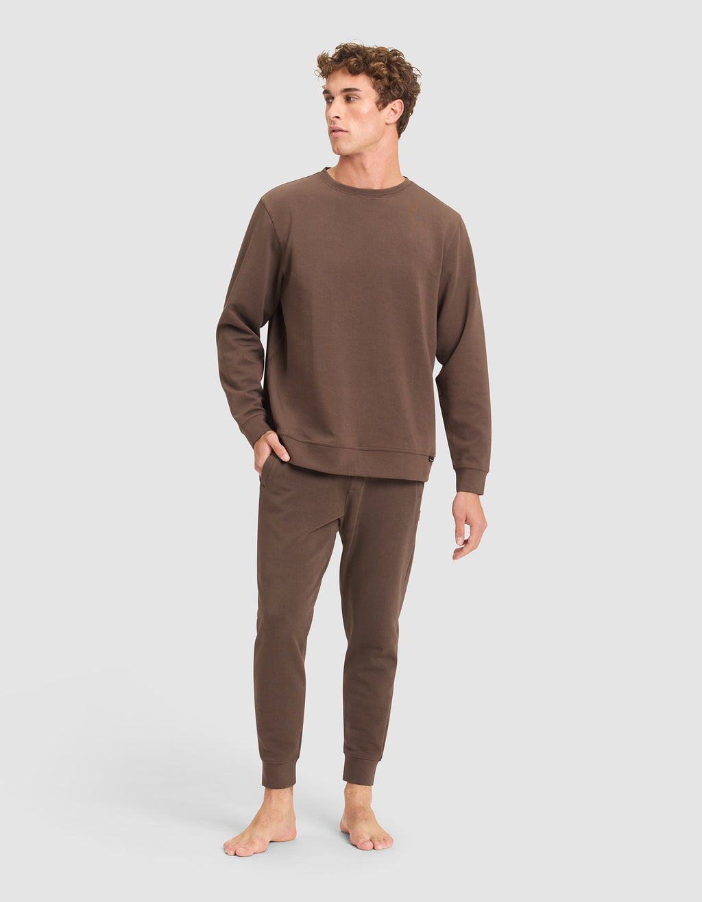 Cozy Earth - Men's StretchTech Crewneck & Jogger Set