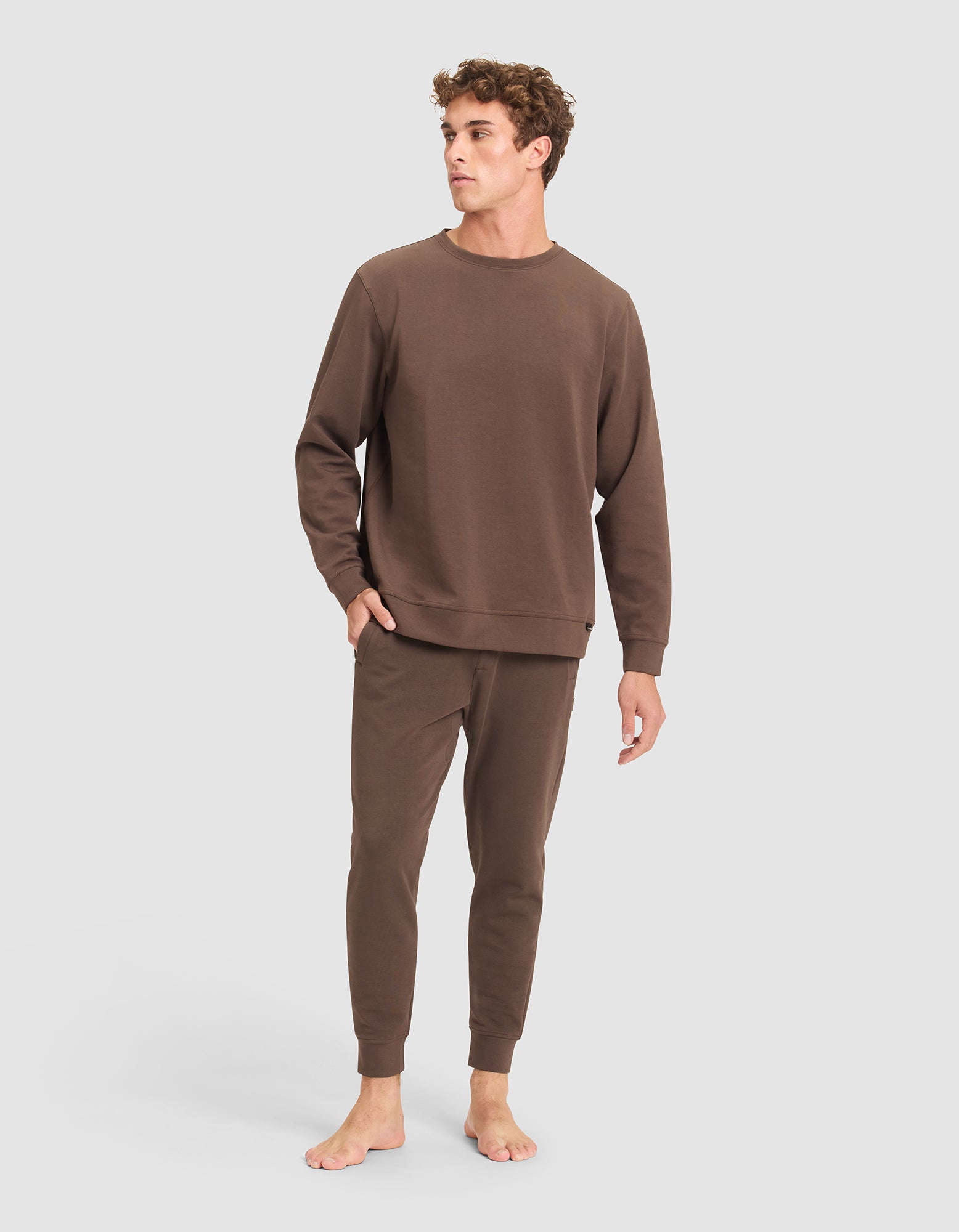 Cozy Earth - Men's StretchTech Crewneck & Jogger Set