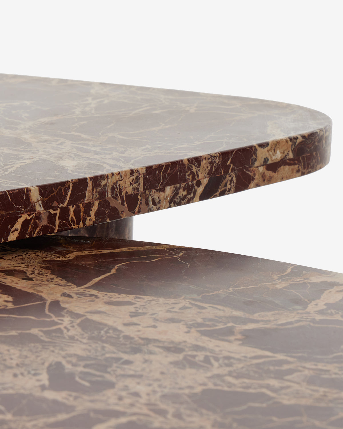 McGee & Co - Merlot Marble Coffee Table (Set of 2)