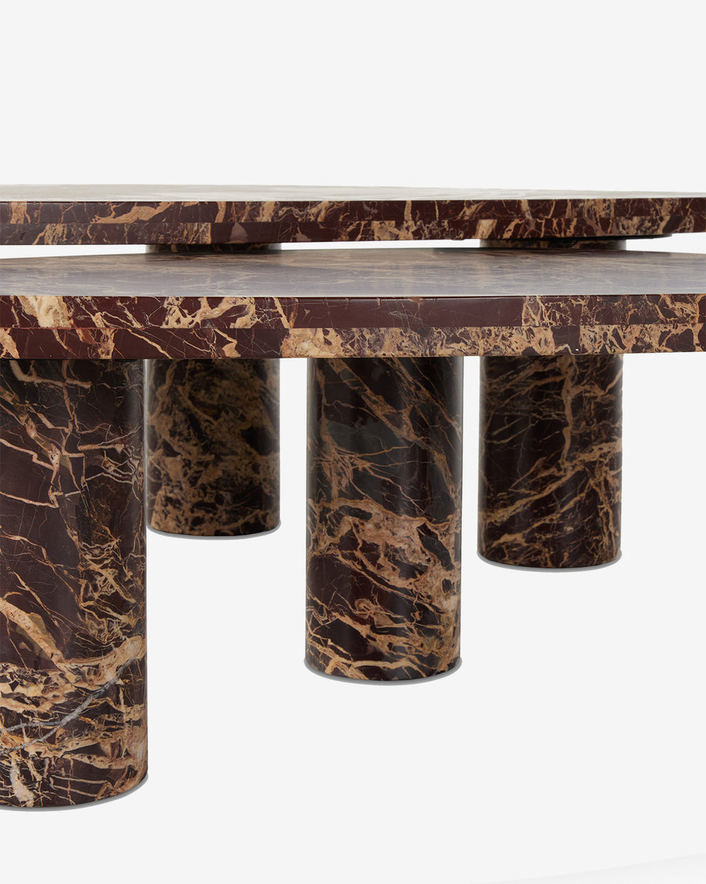McGee & Co - Merlot Marble Coffee Table (Set of 2)
