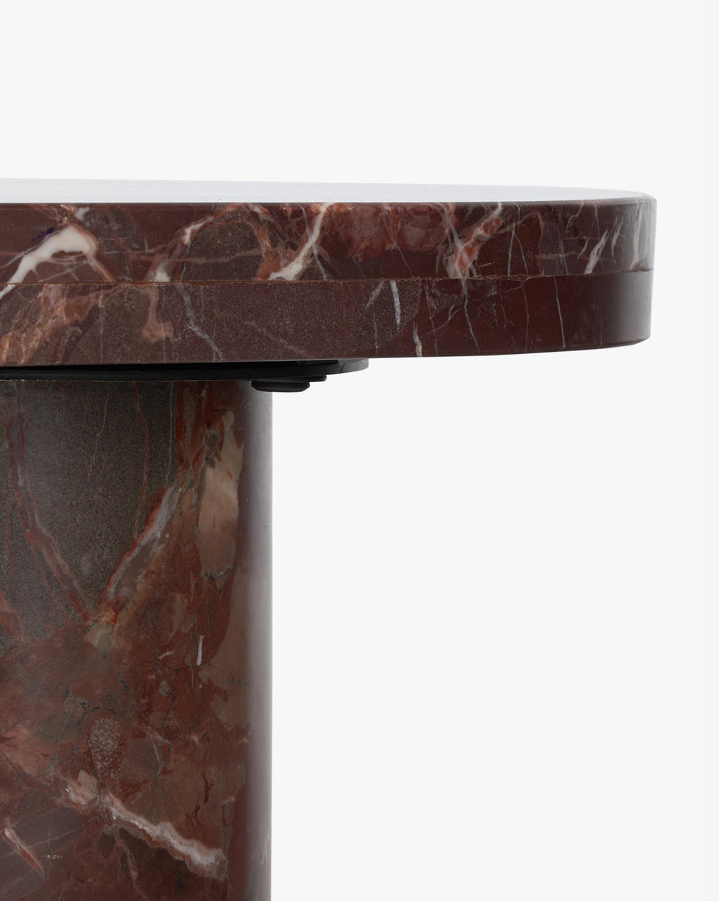 McGee & Co - Merlot Marble End Table