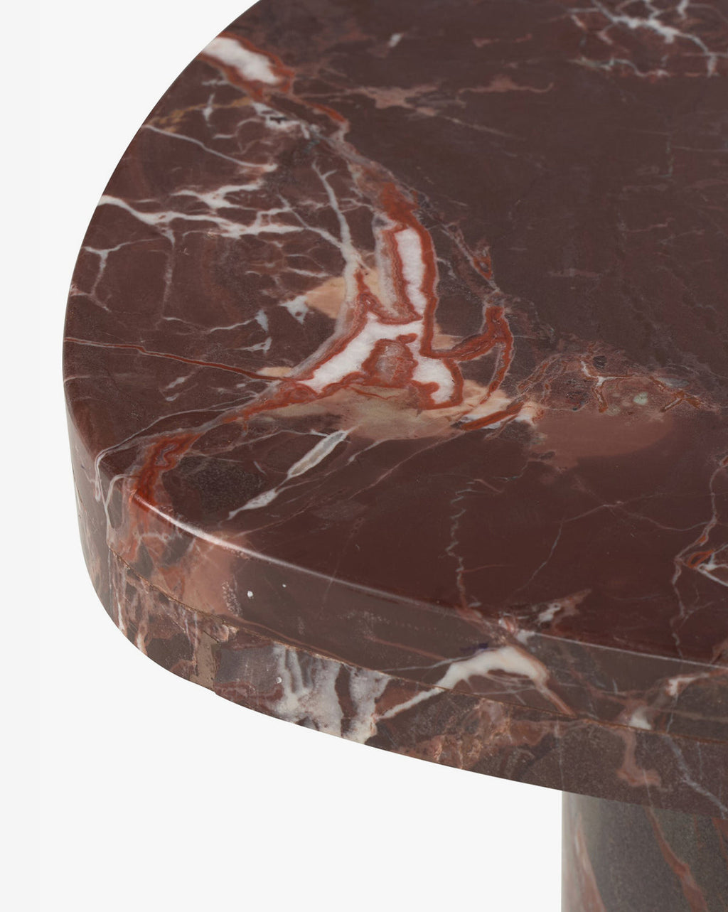 McGee & Co - Merlot Marble End Table