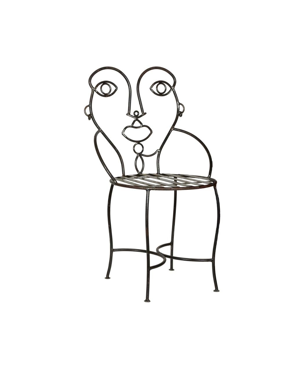 Olive Ateliers - Metal Face Chair - Hers