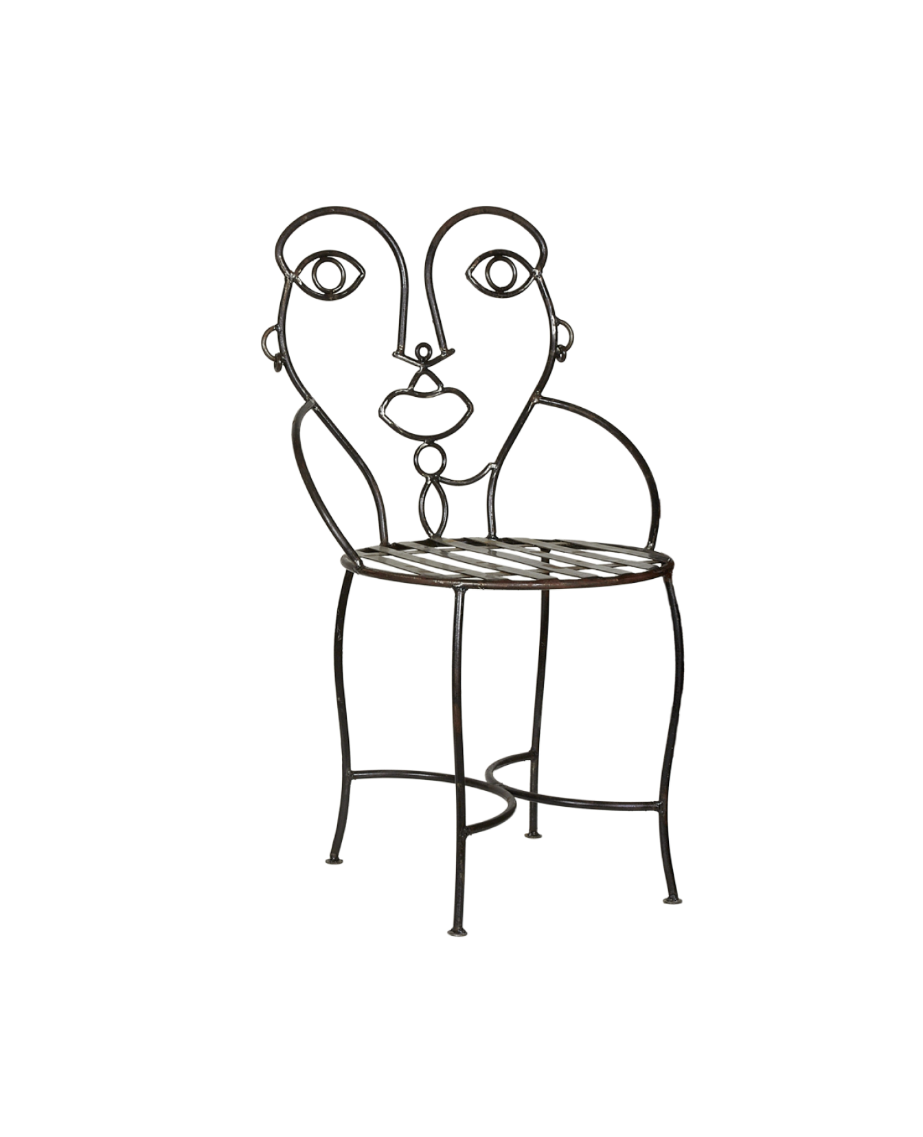 Olive Ateliers - Metal Face Chair - Hers