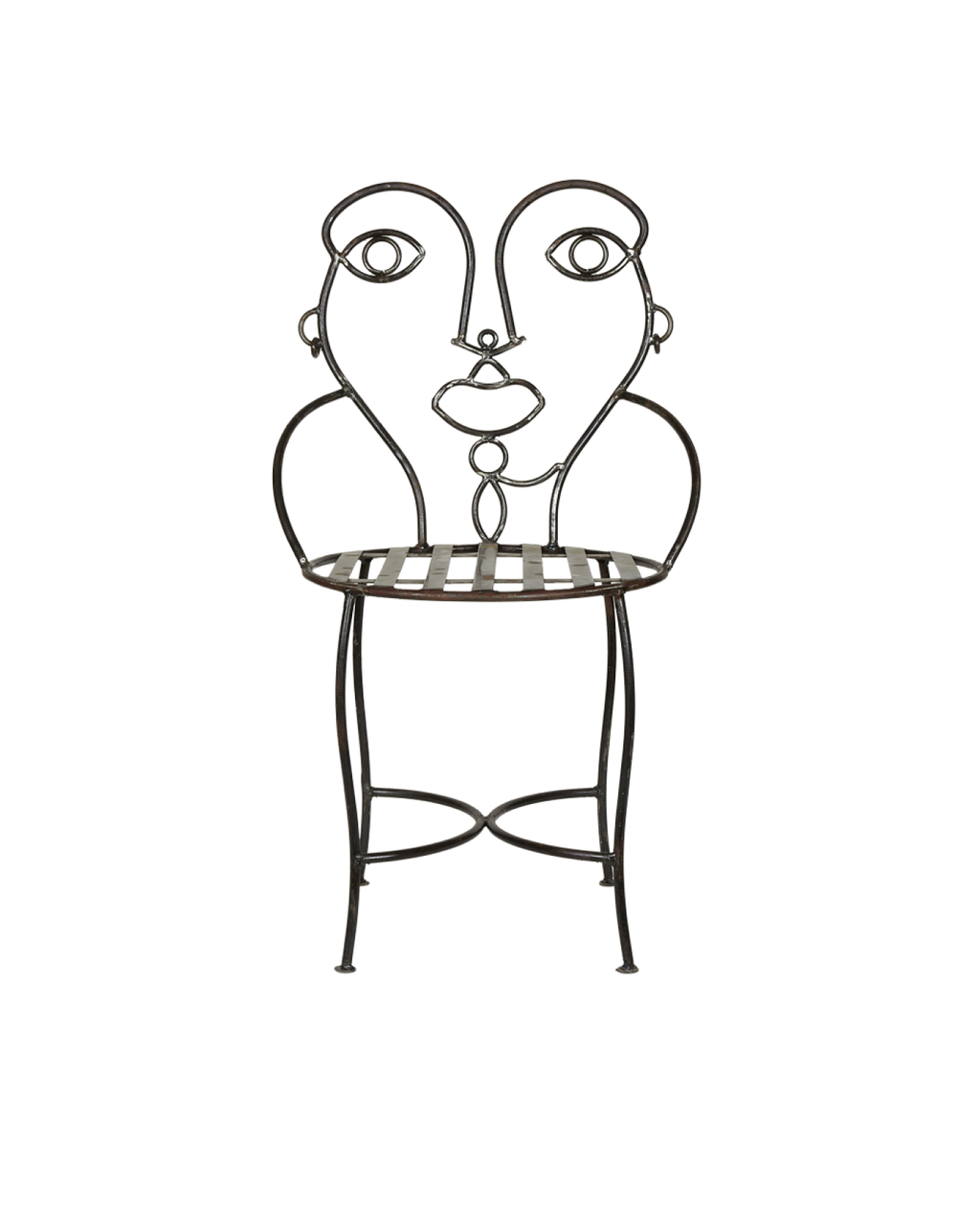 Olive Ateliers - Metal Face Chair - Hers