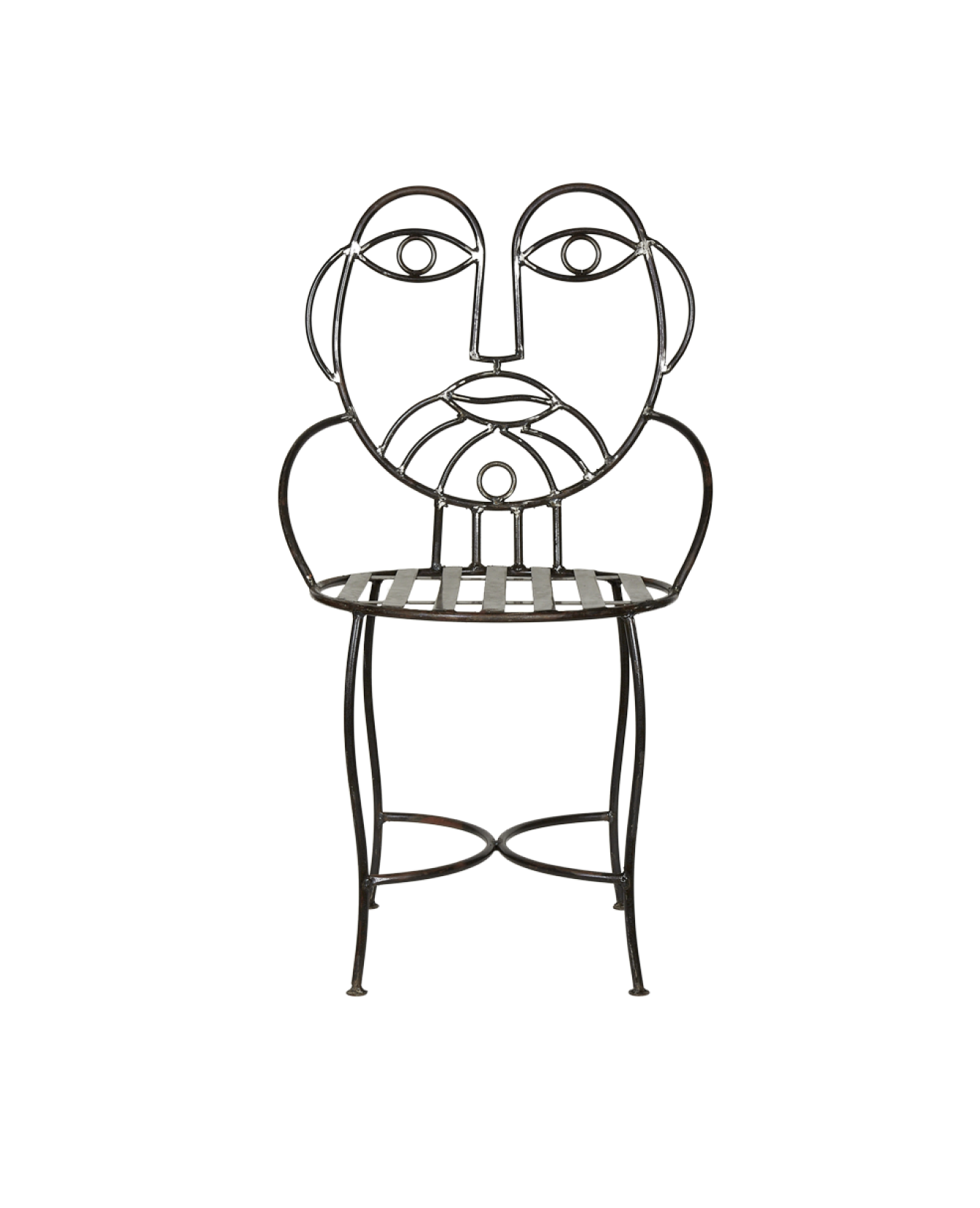 Olive Ateliers - Metal Face Chair - His