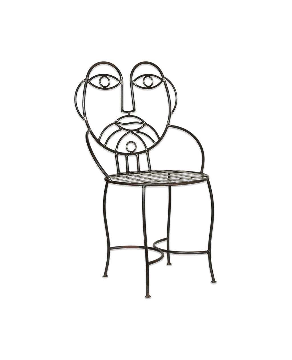Olive Ateliers - Metal Face Chair - His