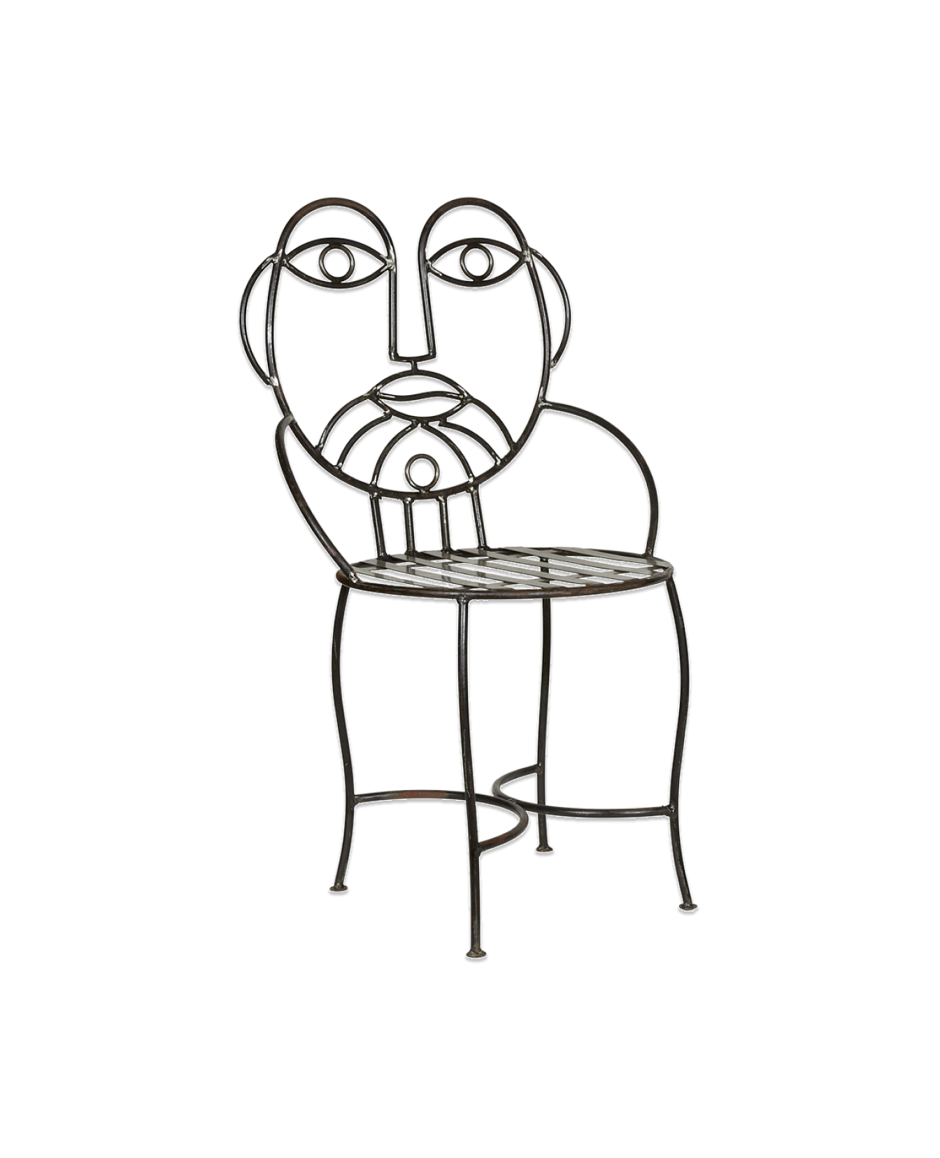 Olive Ateliers - Metal Face Chair - His