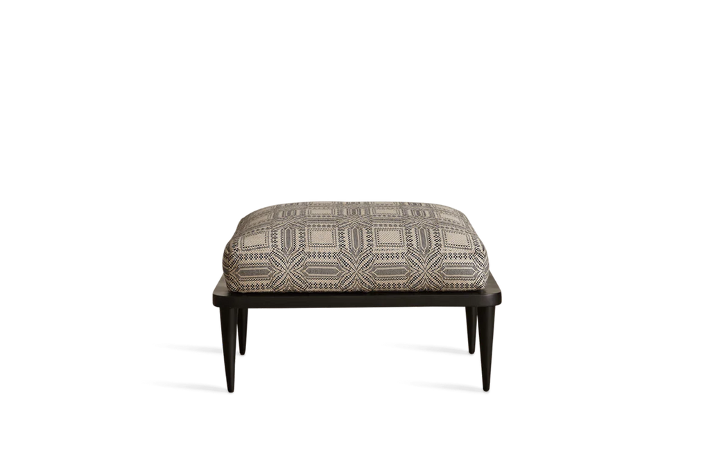 Nicky Kehoe - Metal Spindle Back Ottoman
