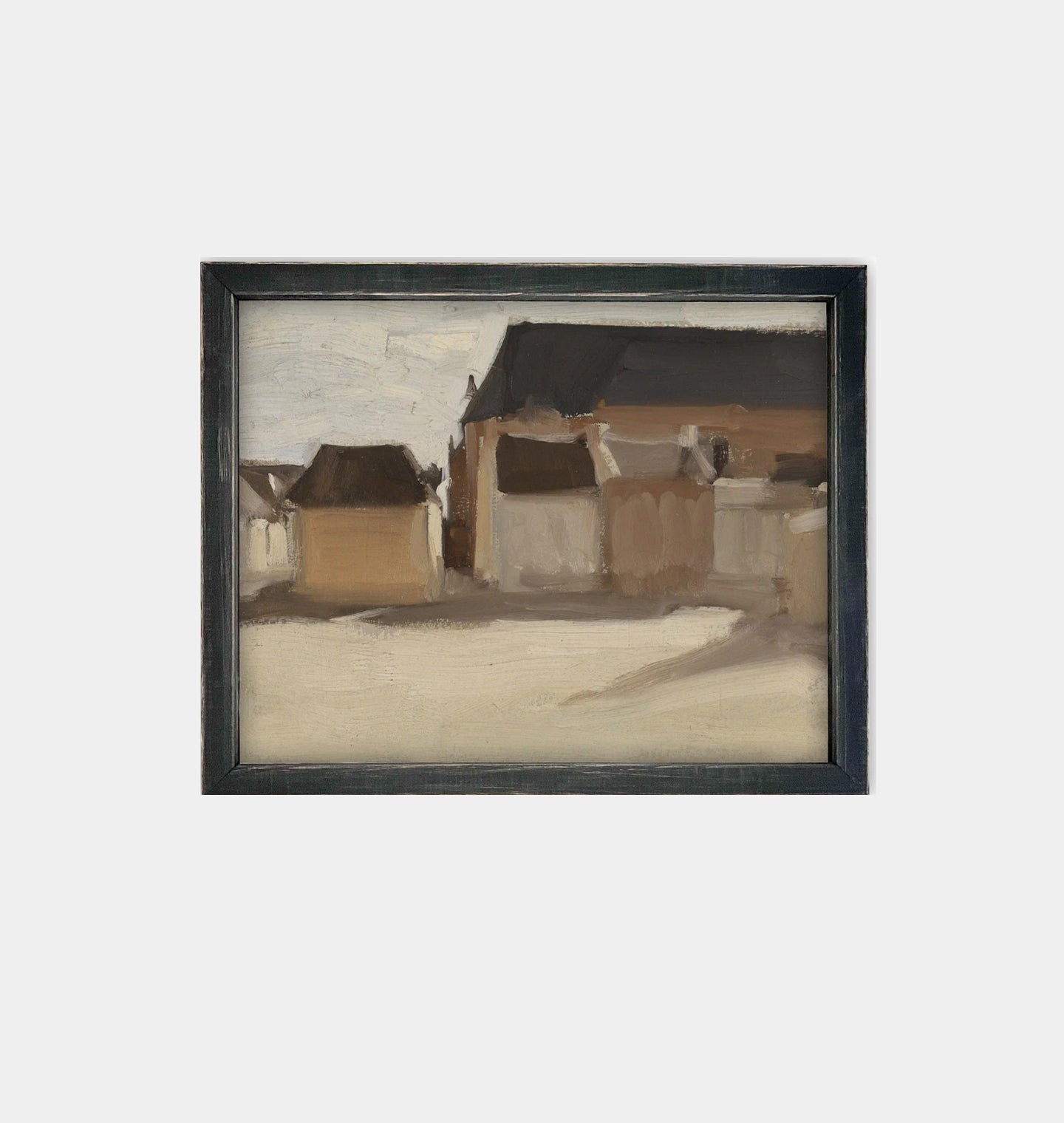 Amber Interiors - Minimalist Neutral Framed Print