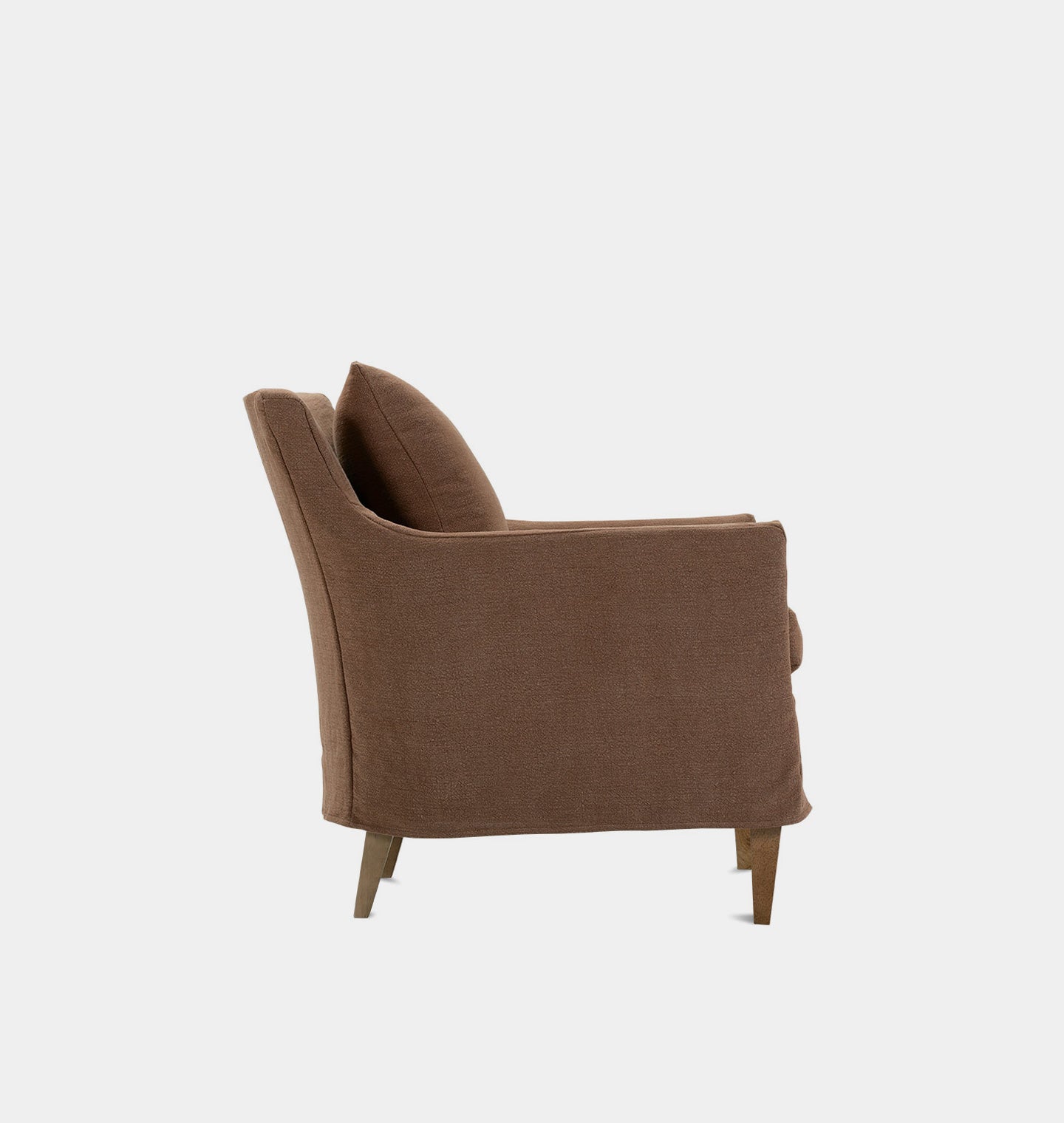Amber Interiors - Minorca Slipcovered Lounge Chair