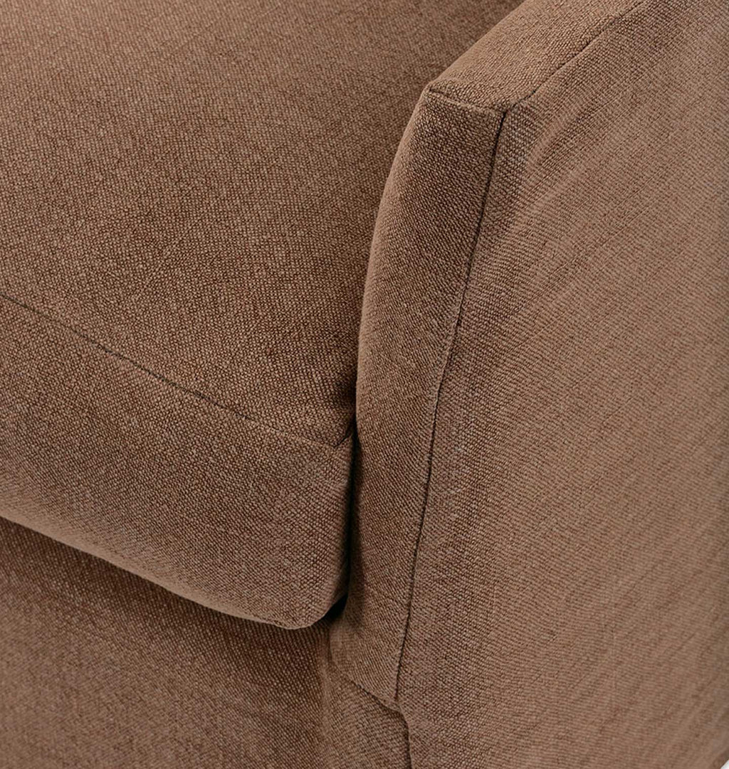 Amber Interiors - Minorca Slipcovered Lounge Chair