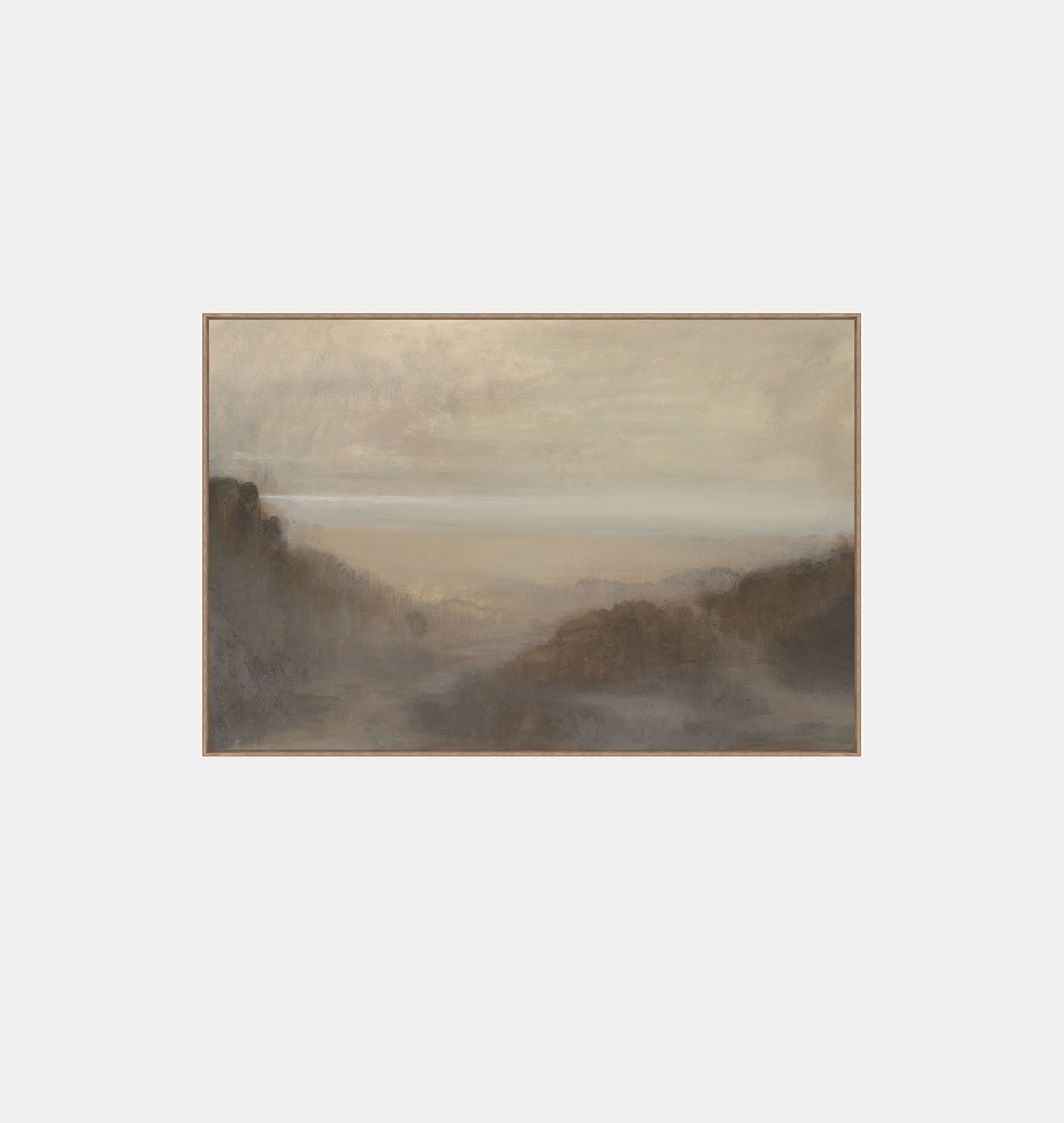 Amber Interiors - Misty Sea V Framed Print