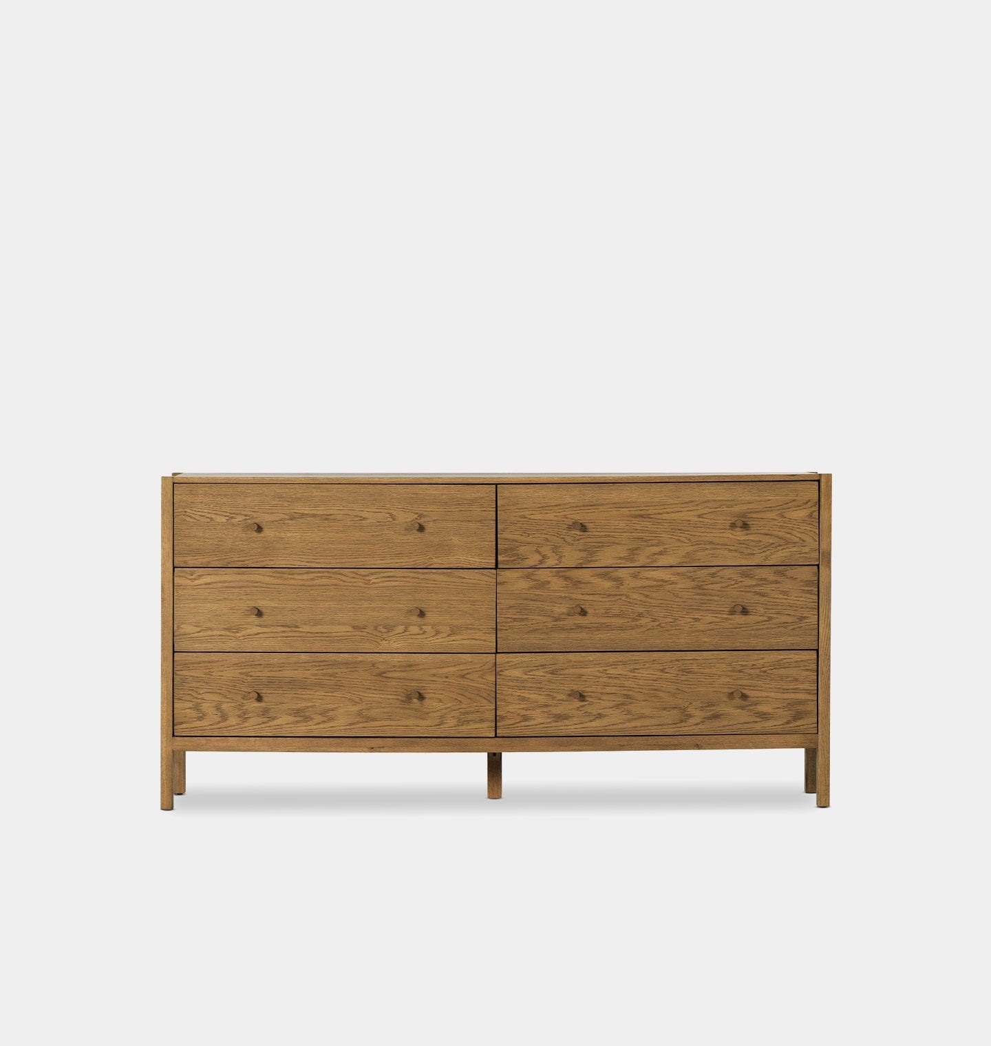 Amber Interiors - Modesto 6 Drawer Dresser
