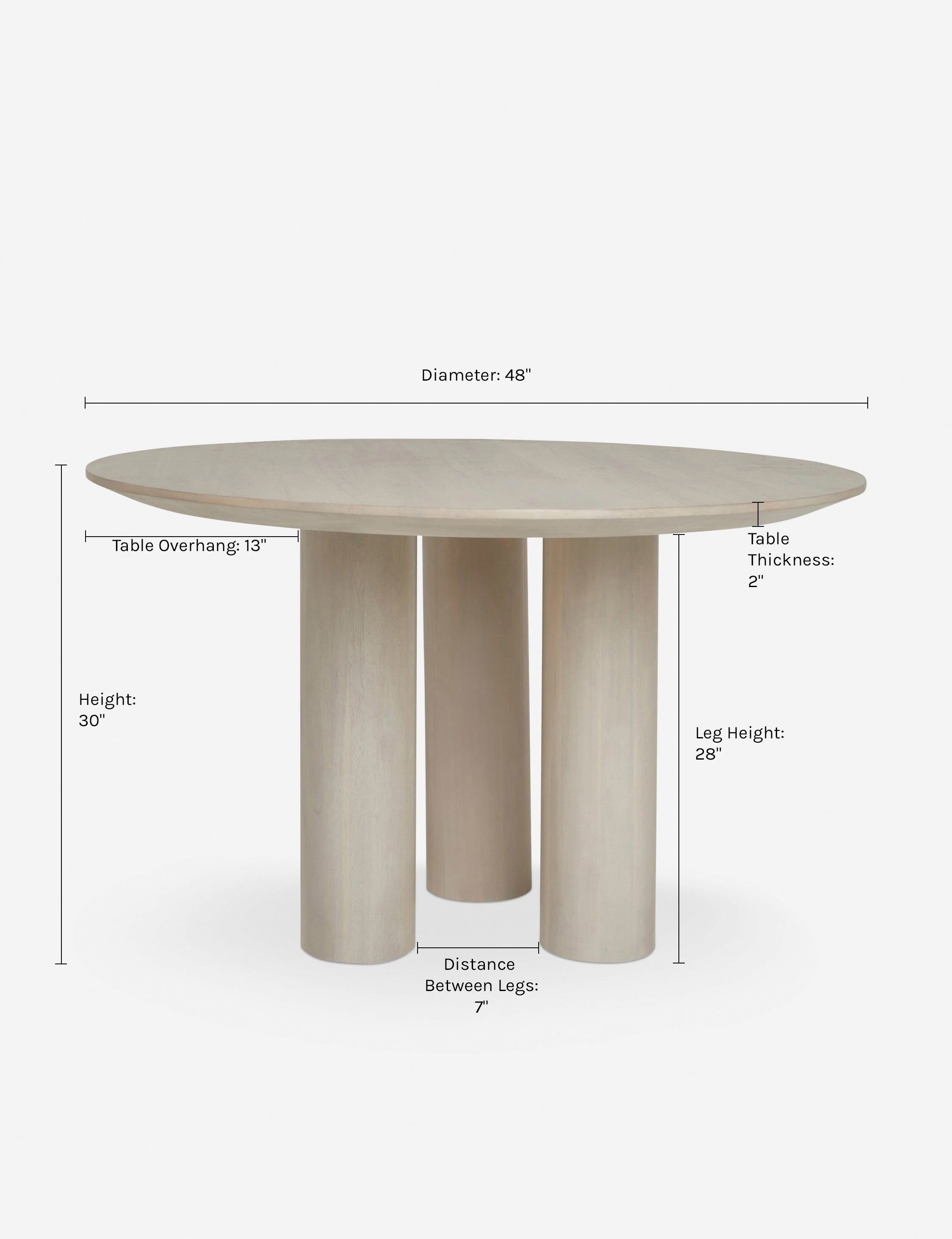 Lulu and Georgia - Mojave Round Dining Table