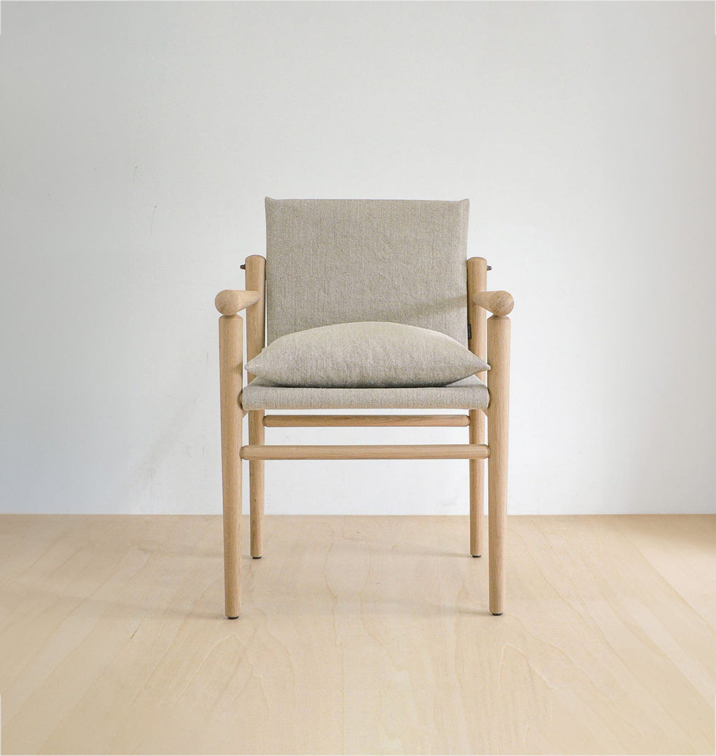 Amber Interiors - Montauk Hemp Linen Dining Chair