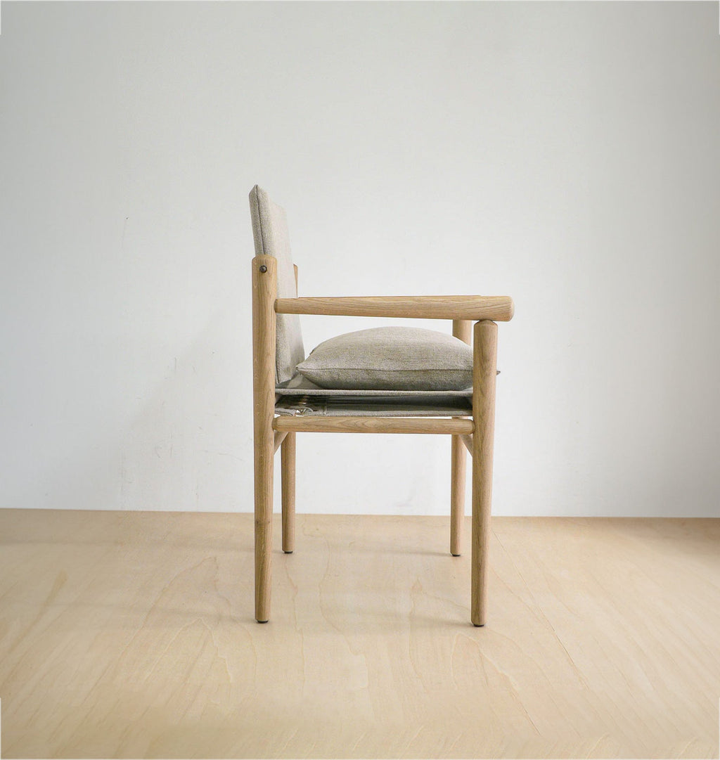 Amber Interiors - Montauk Hemp Linen Dining Chair