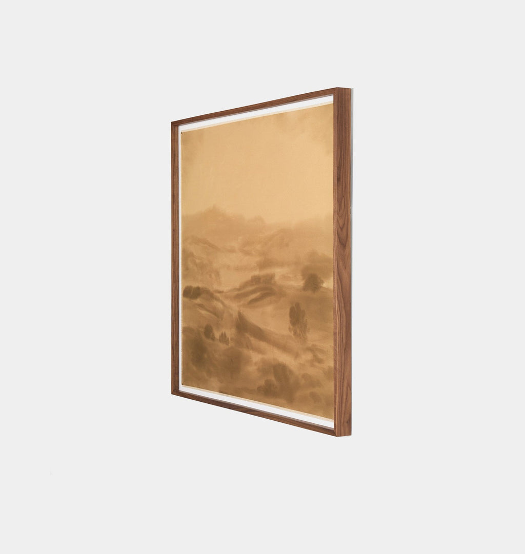 Amber Interiors - Moorland by Chelsea Fly Framed Print
