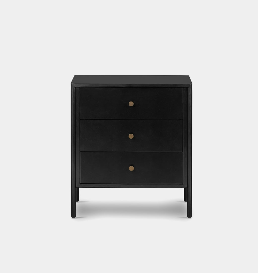 Amber Interiors - Morelos 3 Drawer Nightstand
