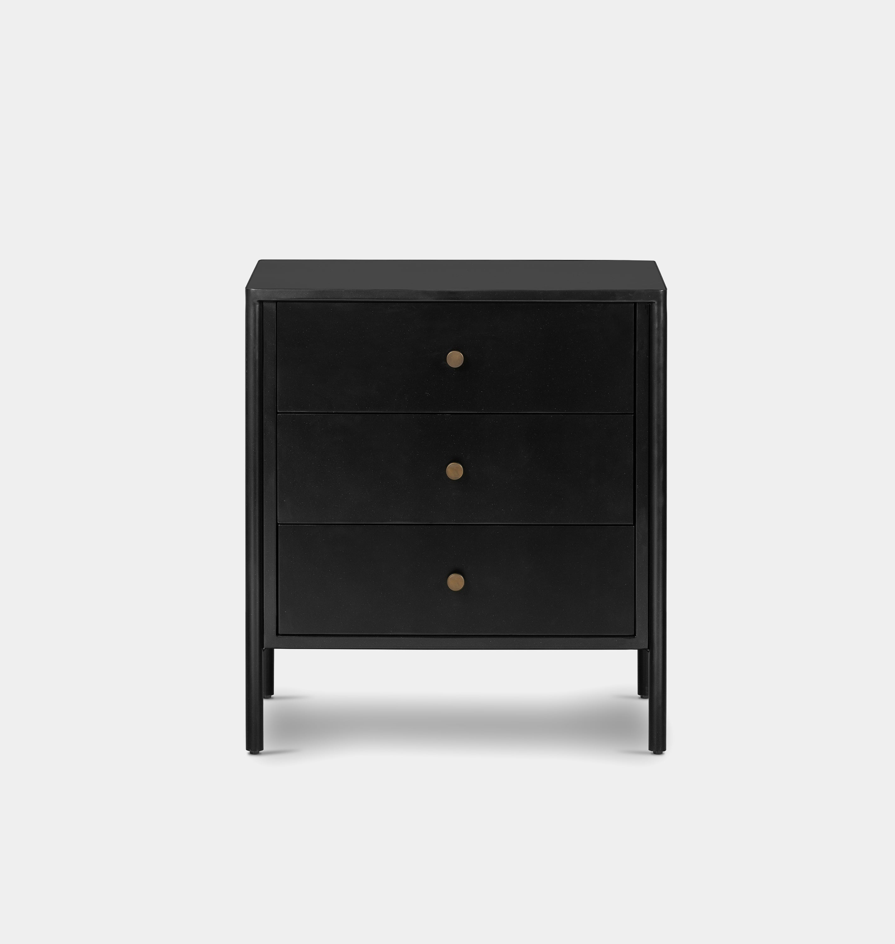 Amber Interiors - Morelos 3 Drawer Nightstand