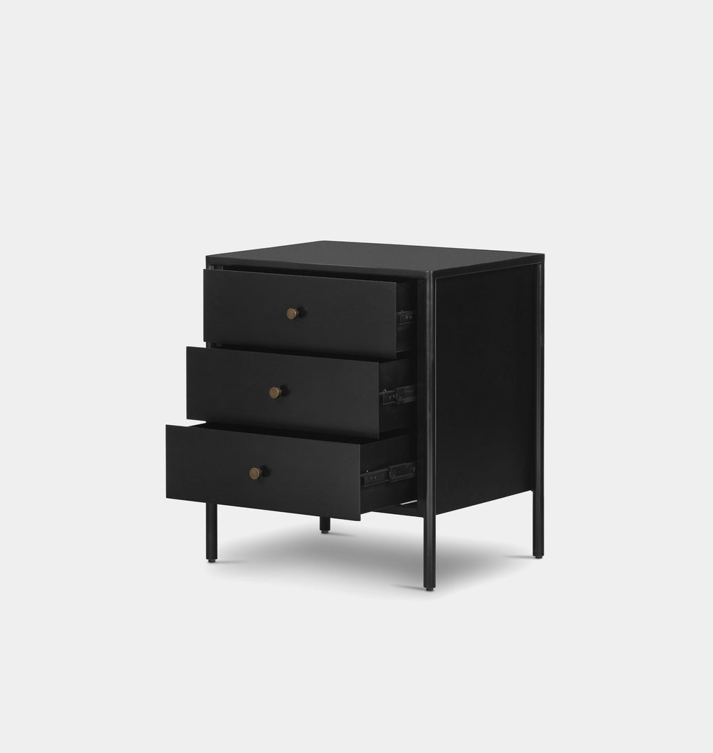 Amber Interiors - Morelos 3 Drawer Nightstand