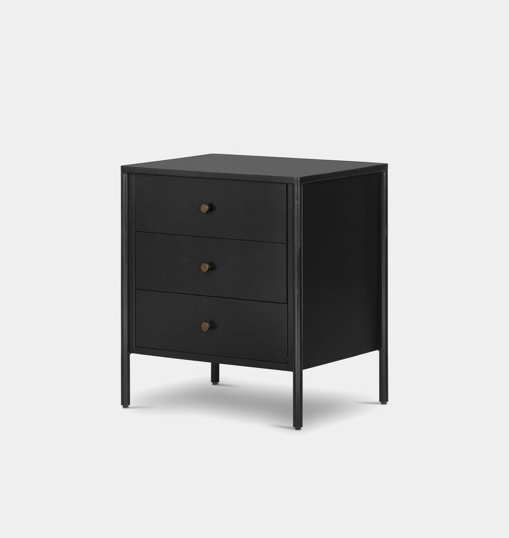 Amber Interiors - Morelos 3 Drawer Nightstand