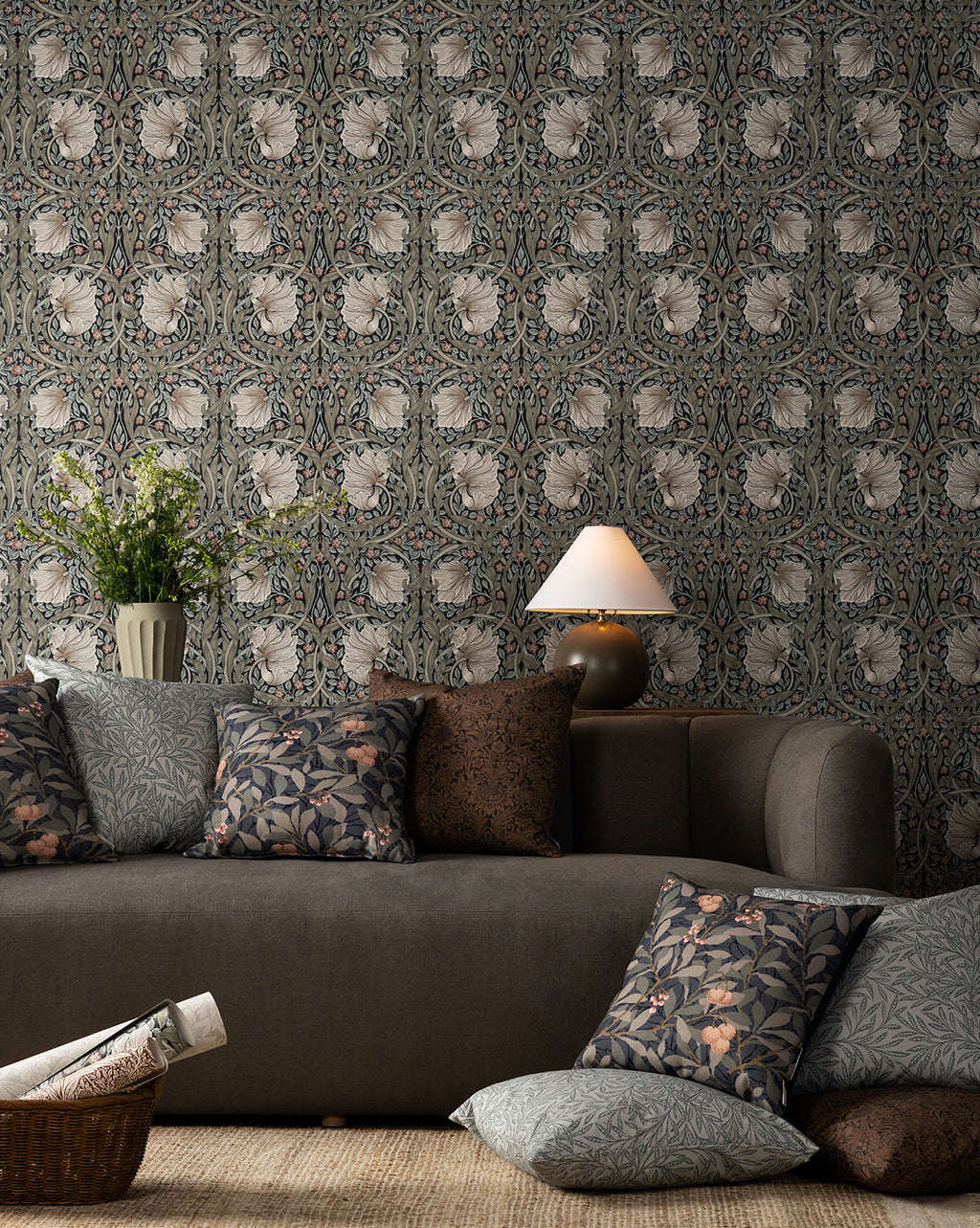 McGee & Co - Morris & Co. x McGee & Co. Pimpernel Ink Wallpaper