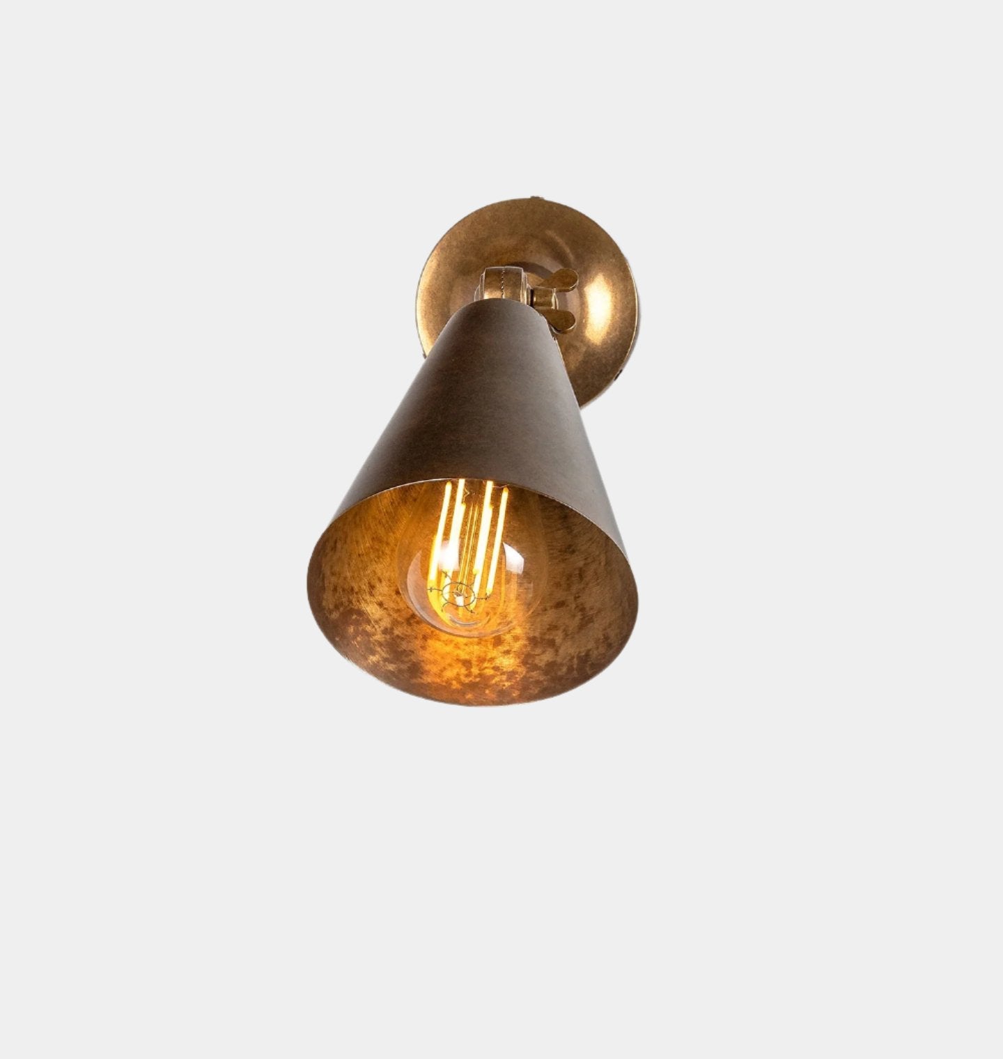 Amber Interiors - Moya Adjustable Cone Wall Light