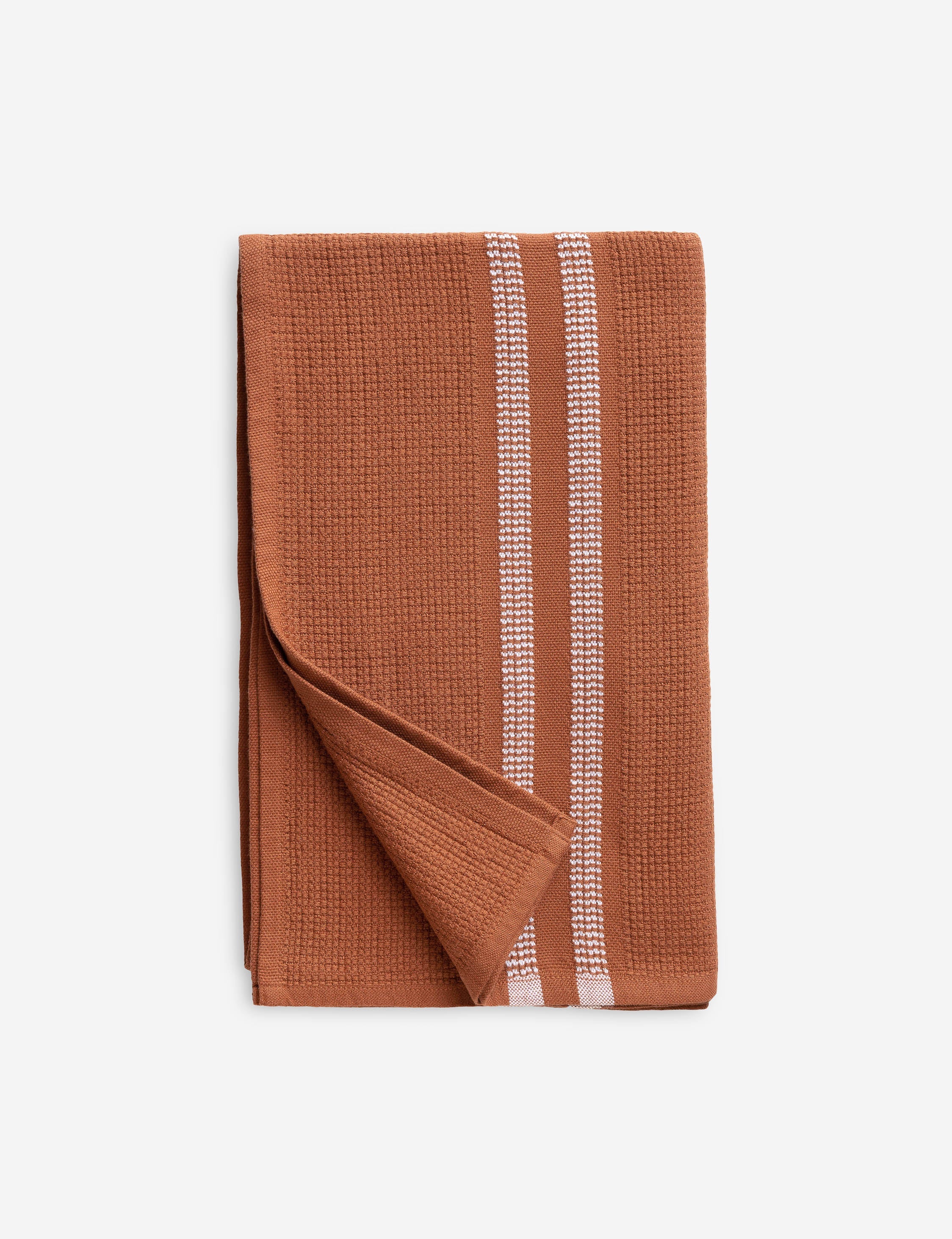 Lulu and Georgia - Organic Block Rib Bath Towel by Mungo