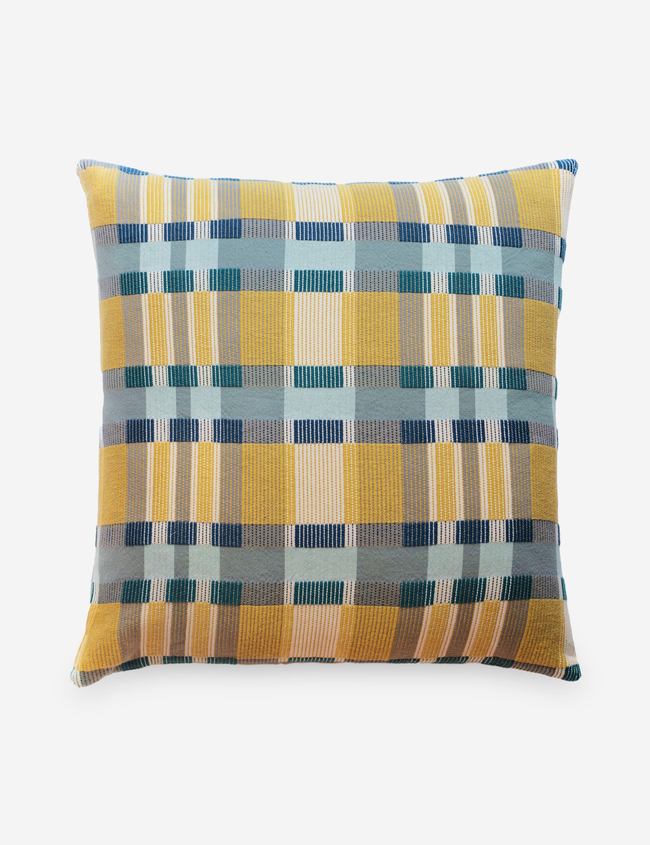 Lulu and Georgia - Skipping Block Pillow by Mungo