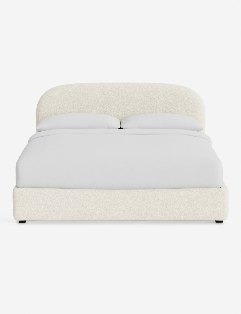Lulu and Georgia - Open Box: Neve Platform Bed, Cotton Luxe Boucle King by Aimee Song