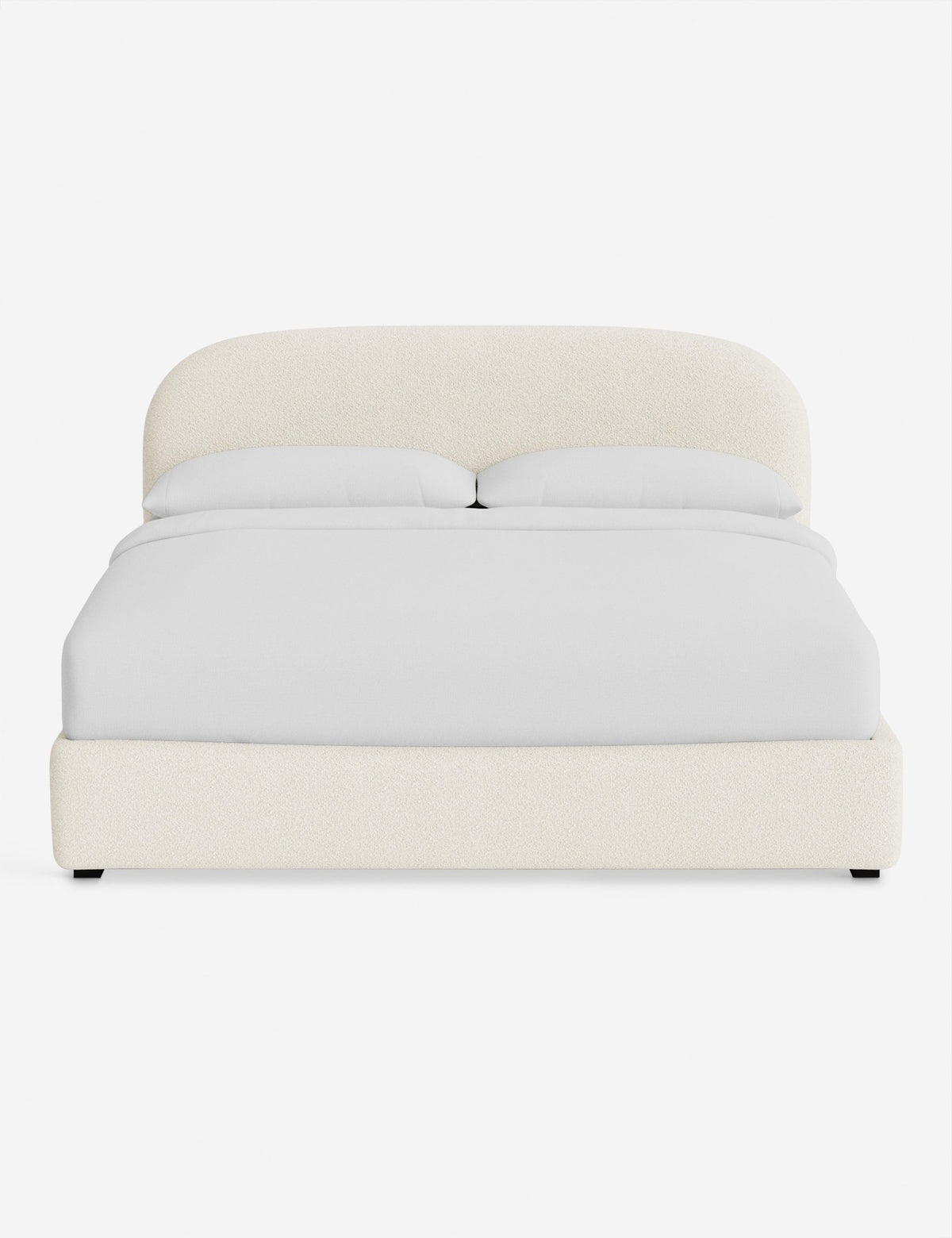Lulu and Georgia - Open Box: Neve Platform Bed, Cotton Luxe Boucle King by Aimee Song